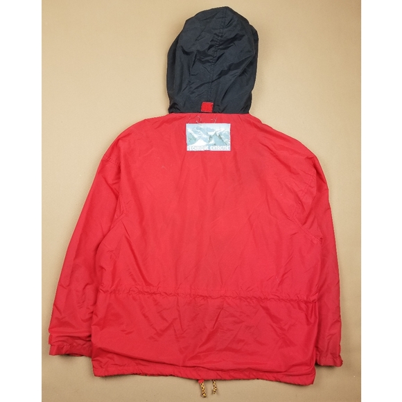VTG 90's 00's Technique Extreme Pullover Red / Black Windbreaker Jacket - Picture 2 of 9